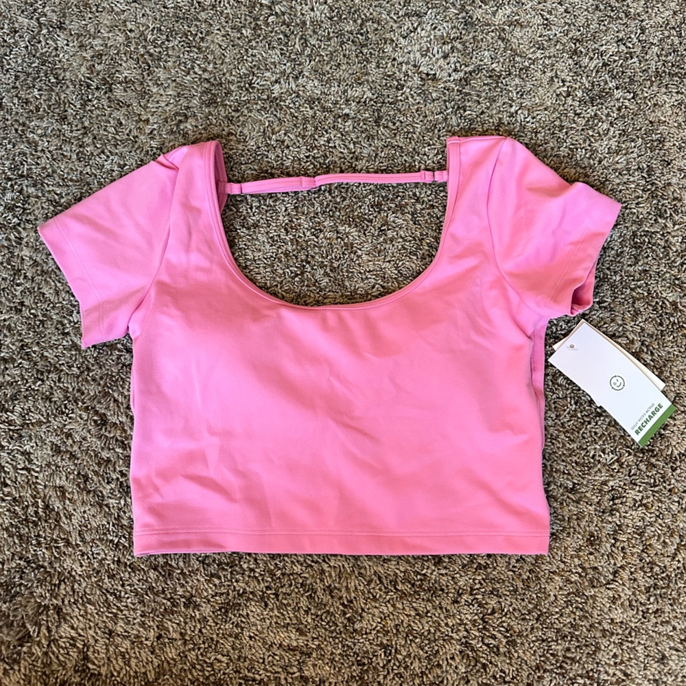Gilly Hicks Hollister pink athletic top NWT